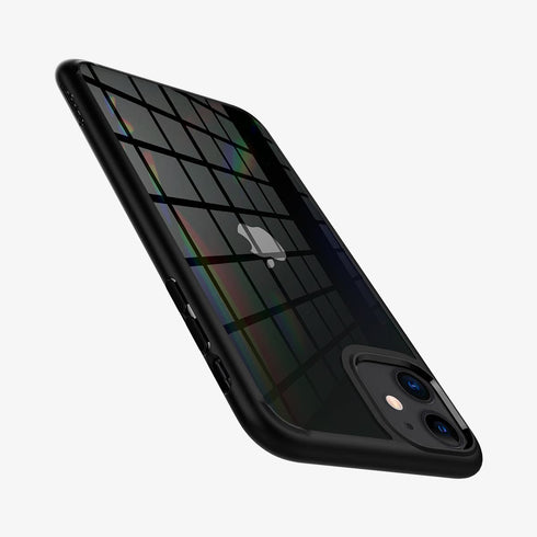 075CS27135 - iPhone 11 Pro Max Case Ultra Hybrid in crystal clear showing the back